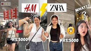 Thumbnail: Zara Vs H&M shopping challenge ❤️✨10K budget😍🫢This one was tough 😂🤪||Yashasvi Rajpoot|| 