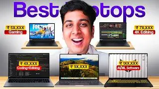 Thumbnail: Budget Laptops for Students, Coders, Gamers, Editors (30K to 1 Lakh)| Complete Guide🔥