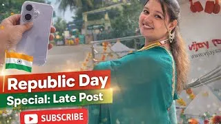 Thumbnail: Republic Day Zamaane pehle chala gaya mera vlog ab aa raha hai🥲😂 Maafiiii Guysss got a bit busy 🙂