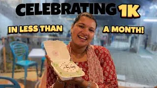 Thumbnail: 1  month mein 1k subscribers 😱 chalo celebrate karte hain 🌸✨