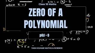 Thumbnail: Zero of a Polynomial | Class 10 Maths | Polynomials