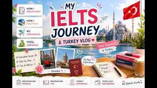 Thumbnail: I Took IELTS in Turkey 🇹🇷 | My Complete Experience + Tips to Score Higher! #IELTS #StudyAbroad