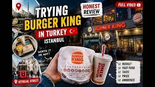 Thumbnail: I Spent 265 TL at Burger King… Was It Actually Worth It? 🍔👀 #BurgerKing #Istanbul #FoodVlog