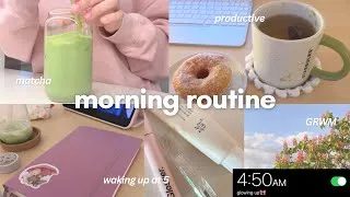 Thumbnail: 5am morning routine *realistic!*