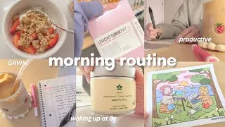 Thumbnail: 5AM school morning routine 📝🎀 *realistic*