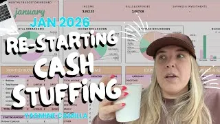 Thumbnail: HOW I AM STARTING CASH STUFFING IN 2026 | RESTARTING WITH CASH STUFFING | YASMINE CAMILLA