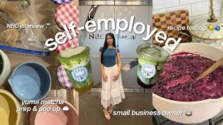 Thumbnail: self-employed vlog 🍵 | a week behind the scenes of my matcha pop-up business