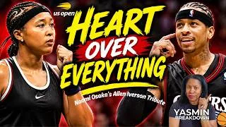 Thumbnail: Naomi Osaka: Her Allen Iverson Tribute At The US Open