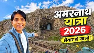 Thumbnail: Amarnath Yatra 2026 Complete Guide | Baltal Route, Budget, Registration & Full Journey