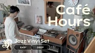 Thumbnail: Café Hours Jazz Vinyl Set // Easy but Deep [56min / 4K / No AI]