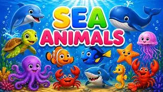 Thumbnail: 🐠 Sea Animals for Kids | Learn Sea Animal Names | Ocean Animals Song & Educational Video 🌊