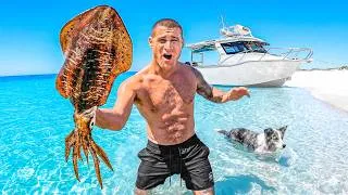 Thumbnail: 4 Days Solo Boat Camp On Remote Islands (Craziest Squid Catch & Cook)