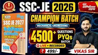 Thumbnail: SSC JE Mechanical 2026 तैयारी शुरू करें | 4500+ PYQs Champion Batch | UPPSC Polytec Lec योद्धा Batch
