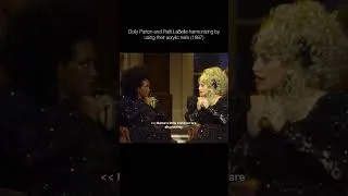 Thumbnail: Dolly Parton & Patti LaBelle harmonize using their acrylic nails #ytshorts #dollyparton #restinpeace