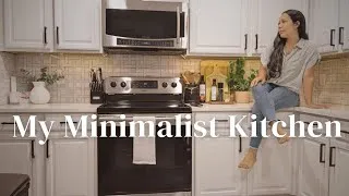 Thumbnail: MINIMALIST KITCHEN TOUR |. realistic essential In my kitchen