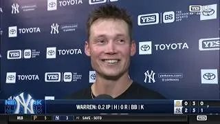 Thumbnail: Will Warren makes his third-career relief appearance