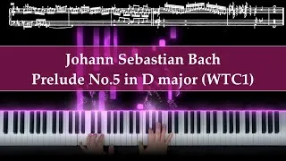 Thumbnail: J.S. Bach - Prelude No.5 in D major from WTC1