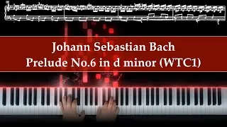 Thumbnail: J.S. Bach - Prelude No.6 in d minor from WTC1