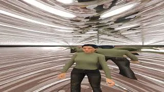 Thumbnail: what it would look like inside a mirrored cylinder (that slowly shrinks)