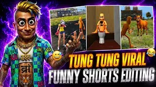 Thumbnail: Tung Tung Funny Shorts Kaise Banaye? 🤣🔥 | Viral Shorts Editing Tutorial | YFYT