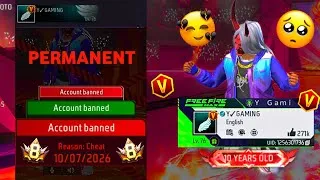 Thumbnail: SAB KUCH KHATAM 💔😭 Y GAMING Ki 🥺💔 ID PERMANENT BAN 😡 Quit Free Fire 😭😭😭