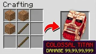 Thumbnail: ATTACK ON TITAN, But CRAFTING Is SUPER OP..