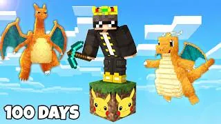 Thumbnail: I Survived 100 Days in Cobblemon One Block..