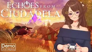 Thumbnail: A New Story-Driven Puzzle Game! | Serin Plays Echoes From Ciudadela (Demo Gameplay)