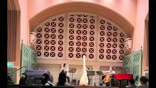 Thumbnail: Jongen: Deux Pièces en trio for flute, cello and harp