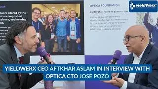 Thumbnail: Optica Interviews yieldWerx CEO Aftkhar Aslam