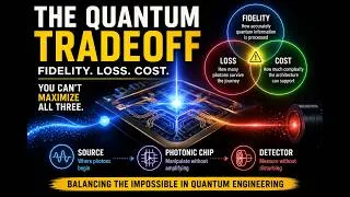 Thumbnail: Quantum Tradeoff Chain: Balancing Fidelity, Loss, and Cost in Photonic Quantum Chips