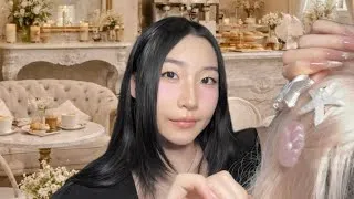 Thumbnail: [ASMR] Omegaverse Rude Alpha Girl Cafe Date☕️💕Soft Spoken|Hair Brushing Massage|Tingle