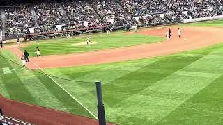 Thumbnail: Tommy Pham sacrifice fly to score Valdez- New York Yankees @ Pittsburgh Pirates 4/6/25