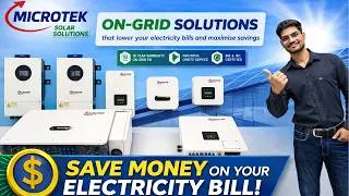 Thumbnail: Best On-Grid Solar Inverter System in India | Microtek On Grid Solar Solution With Solar Panel 2026