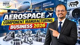 Thumbnail: Aircraft Parts Manufacturing Business 2026 | ₹6.3 Crore Project? | Complete Business Plan