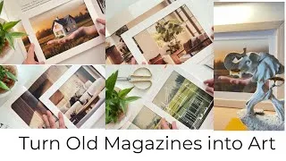 Thumbnail: Magazine Wall Frame DIY | Turn Old Magazine into Art | Upcycle Magazine into Stunning Wall Frame