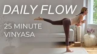 Thumbnail: 25 Min Daily Vinyasa Flow | Full Body Yoga Flow