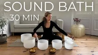 Thumbnail: Singing Bowls Sound Bath for Relaxation | 30 Min Sound Healing Meditation
