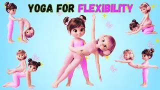 Thumbnail: 8-Min Partner Yoga for Deep Relaxation | Calm & Easy Duo Yoga ✨ Kids Yoga Fun