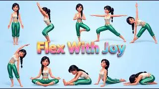 Thumbnail: June Tiny Steps, Strong Bodies 🧸 | A Gentle Yoga Journey for Happy Kids | Play. Stretch. Shine. 💖
