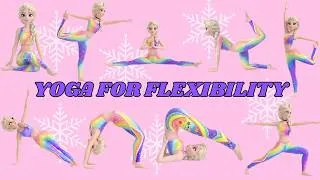 Thumbnail: Elsa's Full Body Yoga Routine | Stretching for Flexibility & Strength | Healthy Yoga for Kids