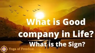 Thumbnail: Sign of a good company in life | Clear Your Doubt | Yoga of Freedom