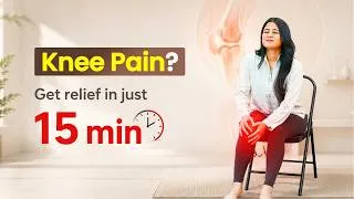 Thumbnail: Knee Pain Relief In 15 Minutes | Exercises For Knee Pain At Home | 15 min Daily Yoga for Knee Pain