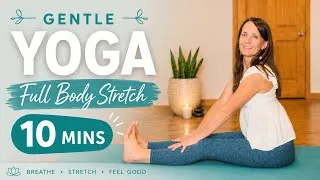 Thumbnail: Gentle Yoga Full Body Stretch | 10 Minutes 