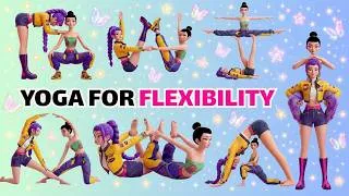 Thumbnail: 8-Min Partner Yoga for Deep Relaxation | Simple Partner Yoga Routine: Full Body Stretch