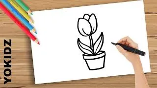 Thumbnail: How To Draw A Tulip In A Pot