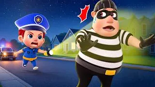 Thumbnail: Baby Police Officer Chase Thief | Thief in the Farm! | Funny Nursery Rhymes & Kids Songs | YoNeo