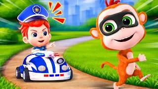 Thumbnail: Baby Police Officer Chase Thief | Police Officer Song | Funny Nursery Rhymes & Kids Songs | YoNeo