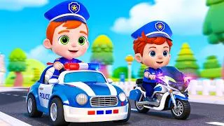 Thumbnail: Police Car to the Rescue! | Police Officer Song | Funny Nursery Rhymes & More Kids Songs | YoNeo