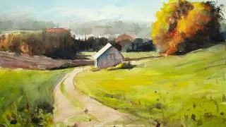 Thumbnail: Create a Cohesive Balance in a Watercolor Landscape Painting
